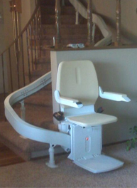  Michigan MI  Lansing  Detroit Curve STAIR LIFT Electric Stairlift Chair Curve round 
