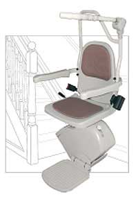 Acorn Stairlift fitted with a Sit / Stand Frame Michigan MI  Lansing  Detroit 
